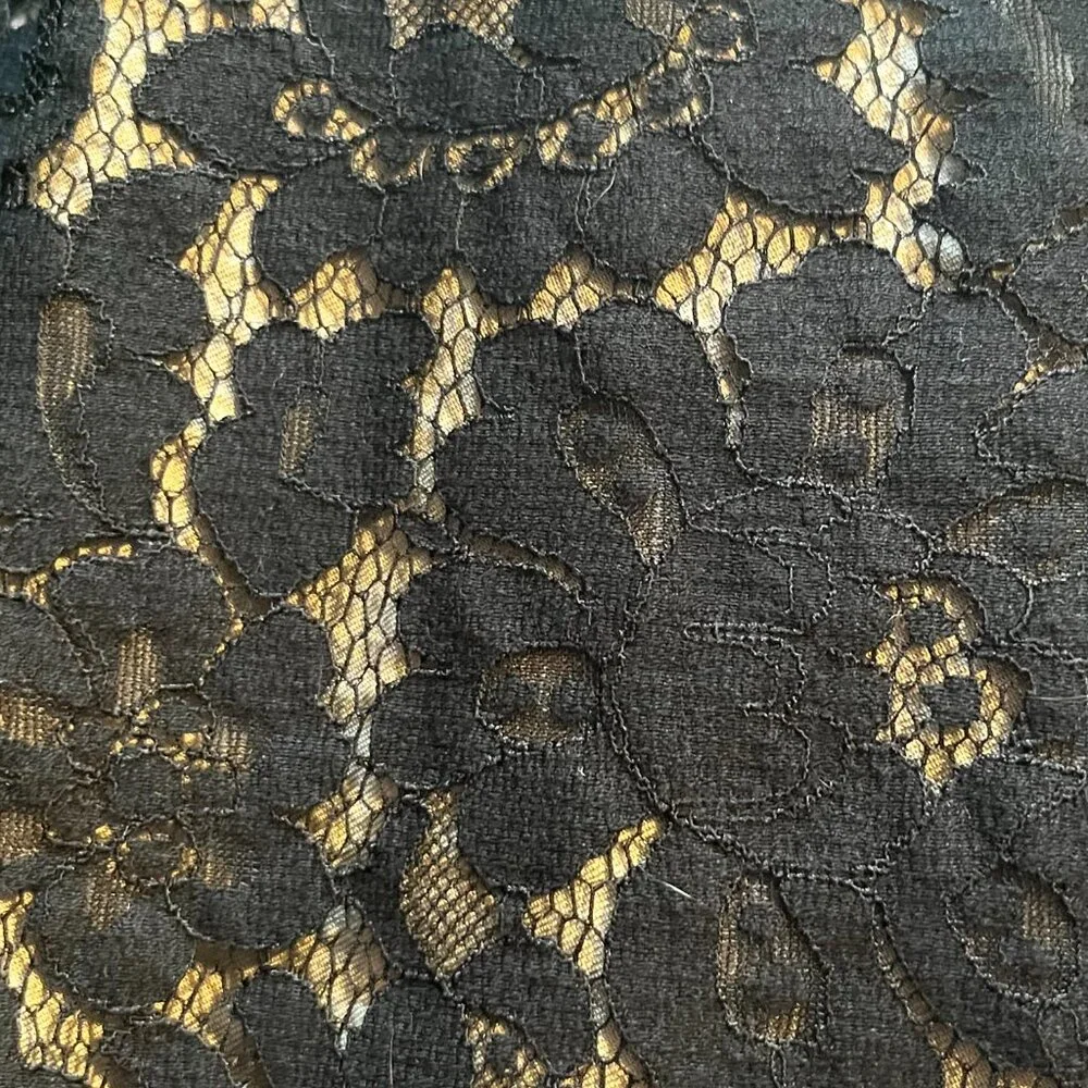 Robert Rodriguez for Neiman Marcus Target Black Lace Strapless Cocktail Dress - Picture 9 of 11